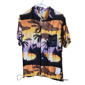 EXTREMELY RARE!!! Wasted Collective Bali Woven Shirt Size Medium